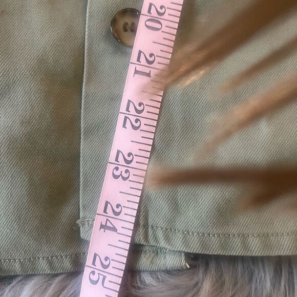 H&M Girl’s Denim Olive Shacket, 12 - Picture 6 of 7